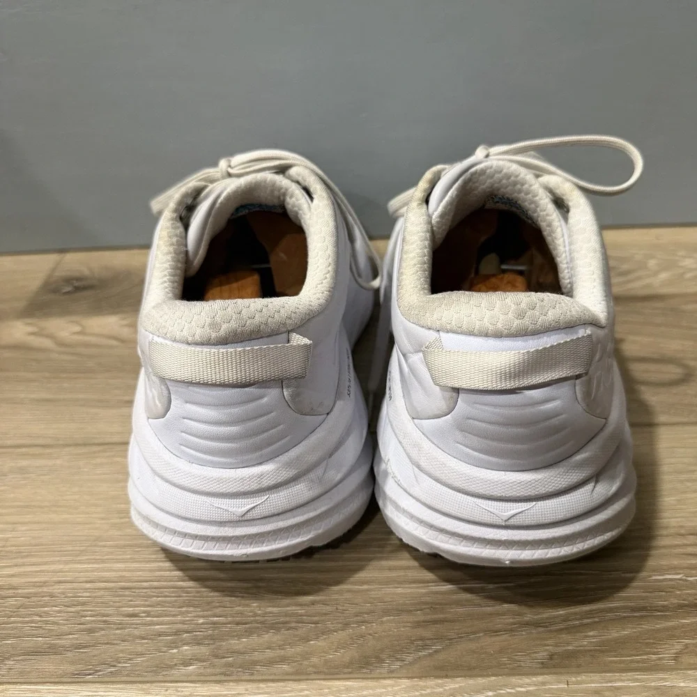 Hoka One One Bondi SR Running Shoes Sneakers Women’s Sz 10.5 D 1110521 White